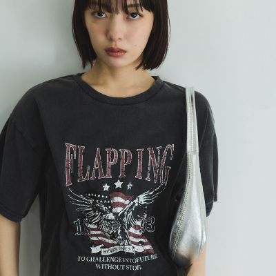 ヴィンテージ加工プリントＴシャツ≪洗濯機で洗える≫