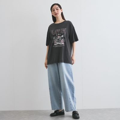 ヴィンテージ加工プリントＴシャツ≪洗濯機で洗える≫