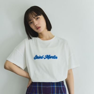 さがら刺繍ロゴＴシャツ≪洗濯機で洗える≫