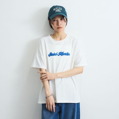 さがら刺繍ロゴＴシャツ≪洗濯機で洗える≫