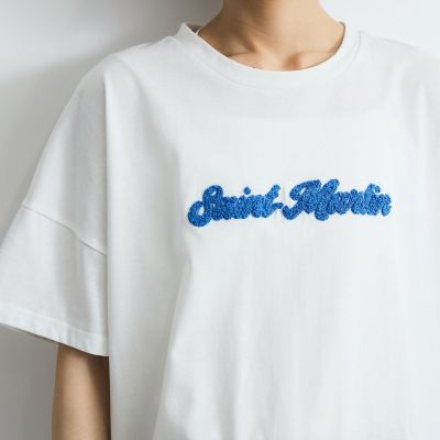 さがら刺繍ロゴＴシャツ≪洗濯機で洗える≫