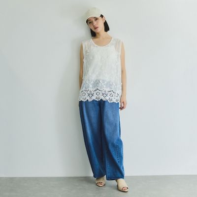 カットレーストップス≪手洗い可能≫