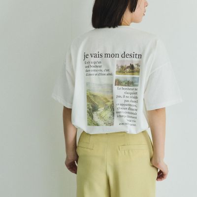 バックプリントオーバーサイズＴシャツ≪手洗い可能≫