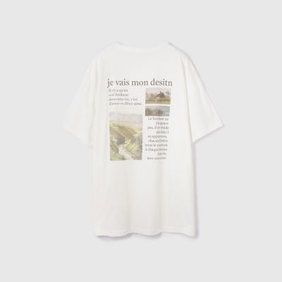 バックプリントオーバーサイズＴシャツ≪手洗い可能≫