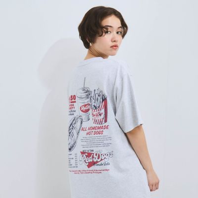 Red Dogs】メニュープリントTシャツ≪洗濯機で洗える