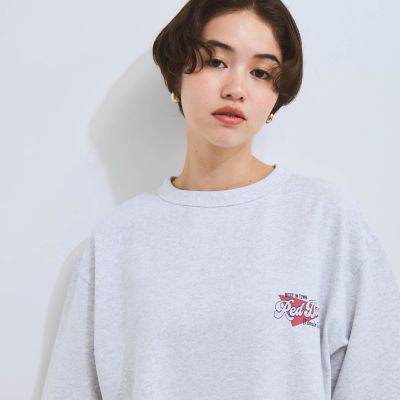tシャツ Red DogsメニュープリントTシャツ「洗濯機で洗える」 レディース Red Dogs】メニュープリントTシャツ≪洗濯機で洗える≫ | VICKY