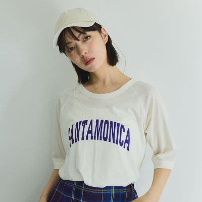ラグランスリーブロゴＴシャツ≪手洗い可能≫