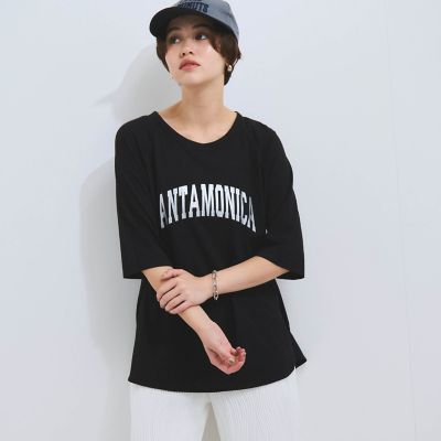 VICKY（Women）/ビッキー ラグランスリーブロゴTシャツ≪手洗い可能≫