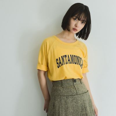 ラグランスリーブロゴＴシャツ≪手洗い可能≫