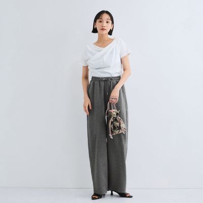 アシンメトリードレープカットソー≪手洗い可能≫ | VICKY (Women