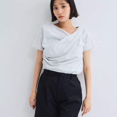 MAYSON GREY / メイソングレイ ブラシ刺繍ロゴTシャツ≪手洗い可能≫ ブラシ刺繍ロゴTシャツ≪手洗い可能≫ | MAYSON GREY（メイソン
