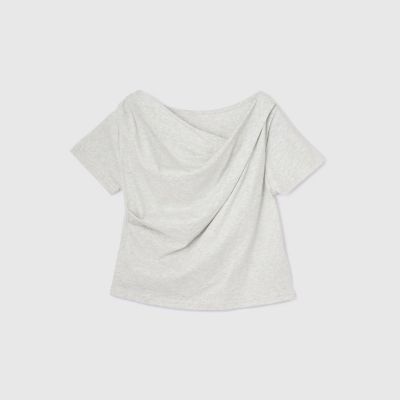 アシンメトリードレープカットソー≪手洗い可能≫ | VICKY (Women