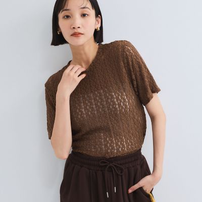 カットレースプルオーバー≪手洗い可能≫ | VICKY（Women