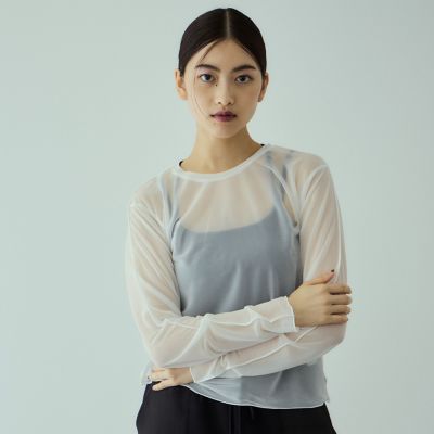 D&G レオパード シアーセカンドスキン セカンドスキンシアープルオーバー≪手洗い可能≫ | VICKY（Women