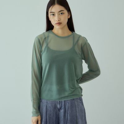 ＜VICKY（Women）＞セカンドスキンシアープルオーバー≪手洗い可能≫