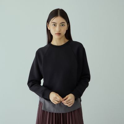 ＜VICKY（Women）＞軽量ボンディングバックテールプルオーバー≪洗濯機で洗える≫