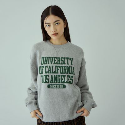 ＜VICKY（Women）＞トンプキン裏毛カレッジロゴプルオーバー≪洗濯機で洗える≫