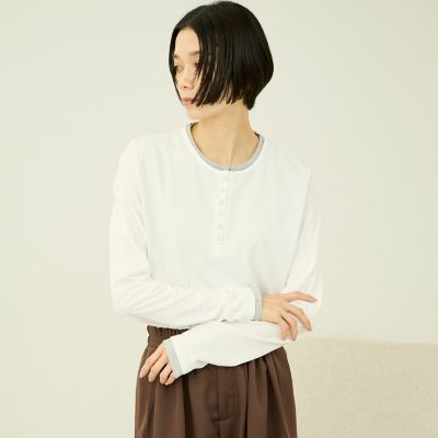 ヘンリーネックレイヤードTシャツ | VICKY (Women)/ビッキー | 三越
