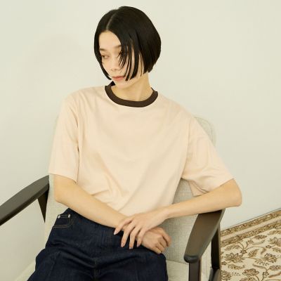 ＜VICKY（Women）＞【一日、清潔感。】汗じみケア　ひんやりリンガーＴシャツ