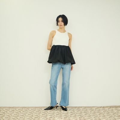 異素材切り替えバルーンタンク | VICKY (Women)/ビッキー | 三越伊勢丹