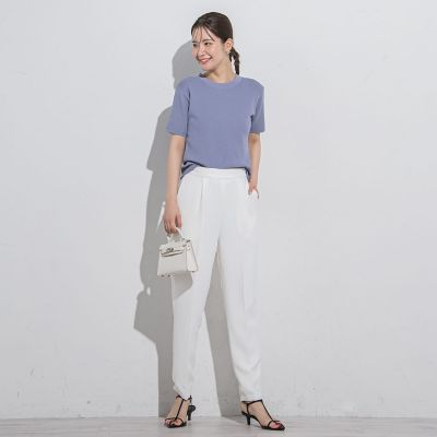 【セットアップ対応】テーパードパンツ≪手洗い可能≫