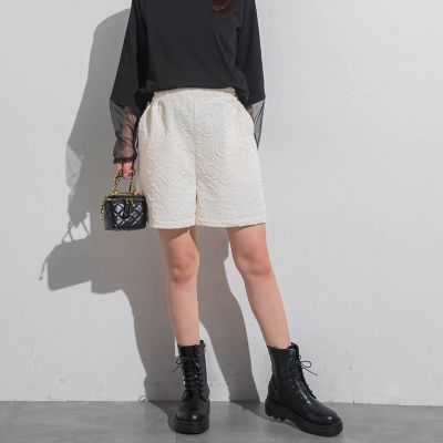 【SALE】VICKY（Women）/ビッキー ふくれジャガードショートパンツ&#8810;手洗い可能&#8811; 02オフホワイト 【三越伊勢丹/公式】