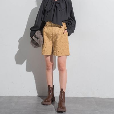 【SALE】VICKY（Women）/ビッキー ふくれジャガードショートパンツ&#8810;手洗い可能&#8811; 12ベージュ 【三越伊勢丹/公式】