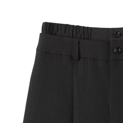【セットアップ対応】ストライプワイドパンツ≪手洗い可能≫