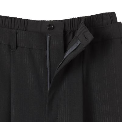 【セットアップ対応】ストライプワイドパンツ≪手洗い可能≫
