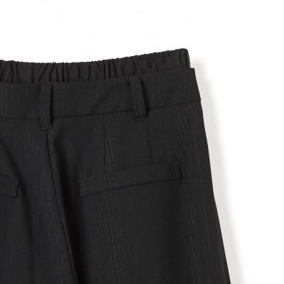 【セットアップ対応】ストライプワイドパンツ≪手洗い可能≫
