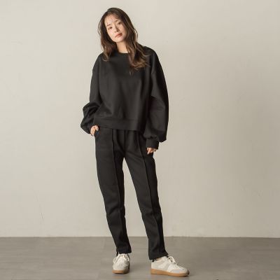裏起毛テーパードパンツ≪洗濯機で洗える≫