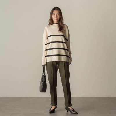 裏起毛テーパードパンツ≪洗濯機で洗える≫
