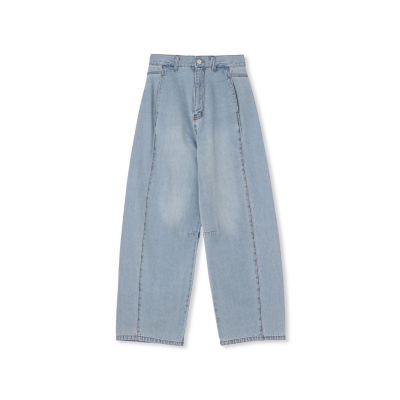 サイドシームデニムパンツ≪手洗い可能≫