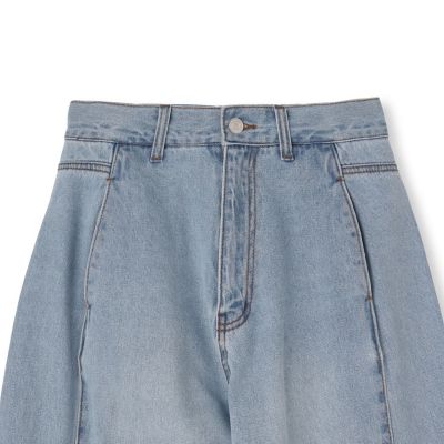 サイドシームデニムパンツ≪手洗い可能≫