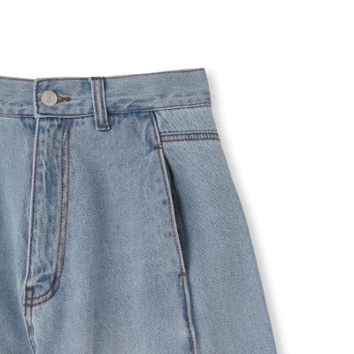サイドシームデニムパンツ≪手洗い可能≫