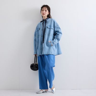 ツイルチノカーブパンツ≪洗濯機で洗える≫