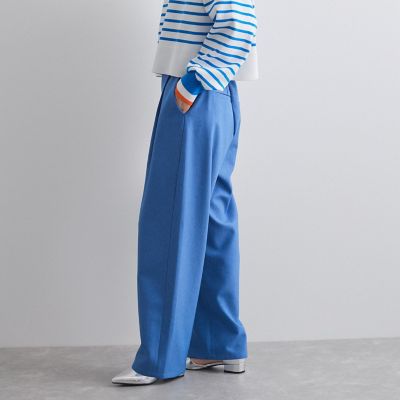 ツイルチノカーブパンツ≪洗濯機で洗える≫