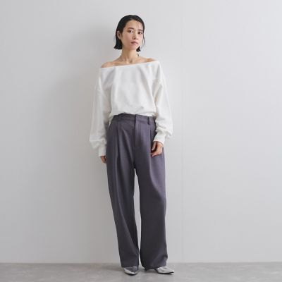 ツイルチノカーブパンツ≪洗濯機で洗える≫