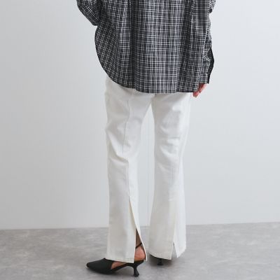 バックスリットデニムパンツ≪手洗い可能≫