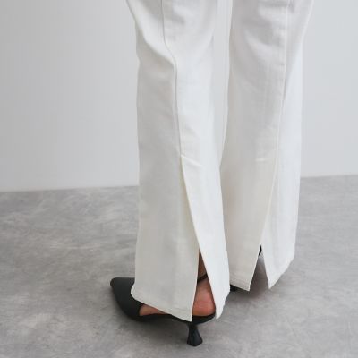 バックスリットデニムパンツ≪手洗い可能≫