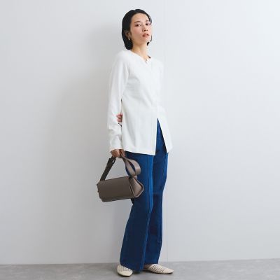 バックスリットデニムパンツ≪手洗い可能≫