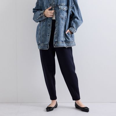 ＜VICKY（Women）＞スポンディッシュバレルレッグパンツ≪手洗い可能≫
