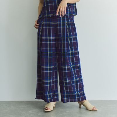 く日はお得♪ カラミチェックパンツ≪手洗い可能≫ VICKY（Women）/ビッキー | スーツ・フォーマル・ドレス