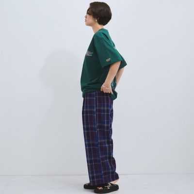 カラミチェックパンツ≪手洗い可能≫