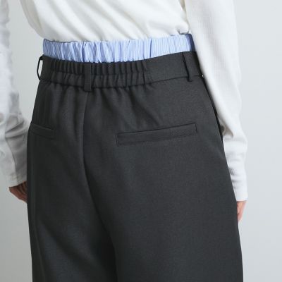 ヘザーツイルＷウエストルーズパンツ≪手洗い可能≫