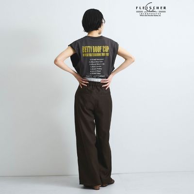 ヘザーツイルＷウエストルーズパンツ≪手洗い可能≫