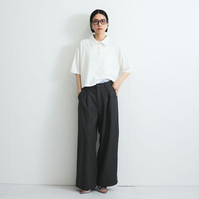 ヘザーツイルＷウエストルーズパンツ≪手洗い可能≫