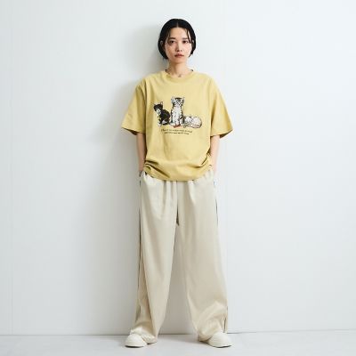 サテンサイドラインパンツ≪手洗い可能≫