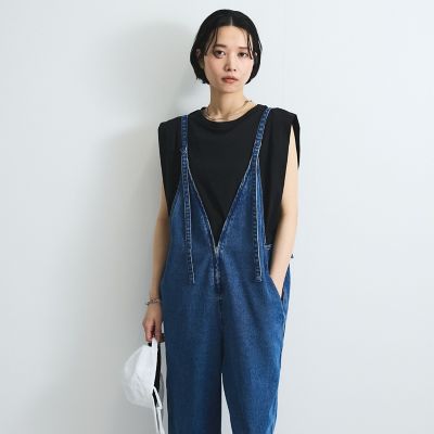 ライトオンスデニムサロペットパンツ≪手洗い可能≫