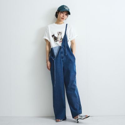 ライトオンスデニムサロペットパンツ≪手洗い可能≫